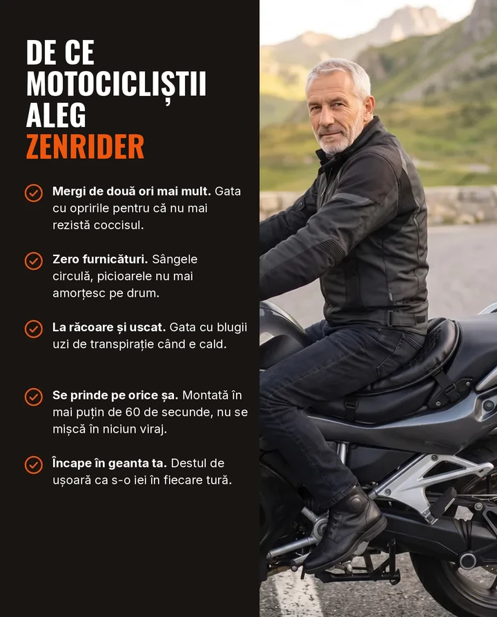 De ce aleg motocicliștii ZenRider